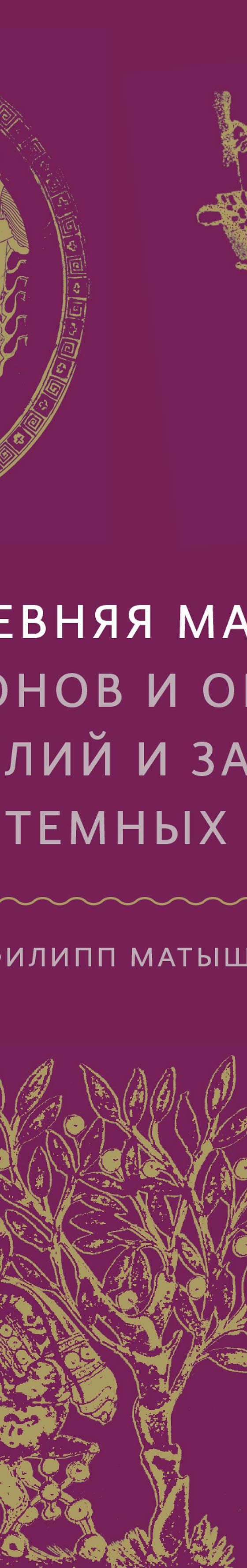 Читать книгу «Древняя магия. От драконов и оборотней до зелий и защиты от  темных сил» онлайн полностью📖 — Филиппа Матышака — MyBook.