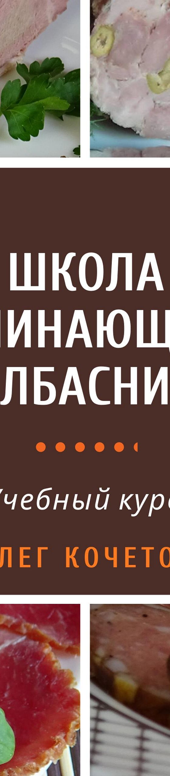 Читать книгу «Школа начинающего колбасника. Учебный курс» онлайн  полностью📖 — Олега Кочетова — MyBook.