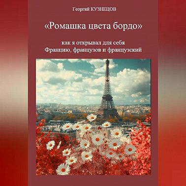 Ромашка цвета бордо