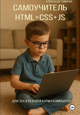 Самоучитель HTML+CSS+JS. Для тех, кто вчера купил компьютер