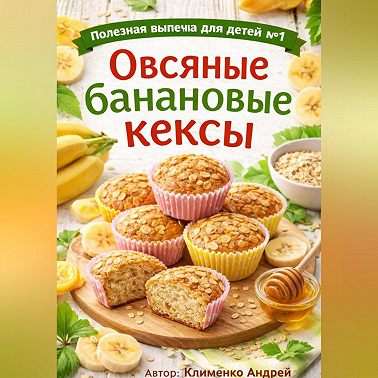 Овсяные банановые кексы.