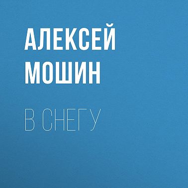 В снегу