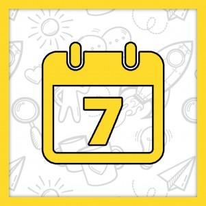 7 дней английского предложения