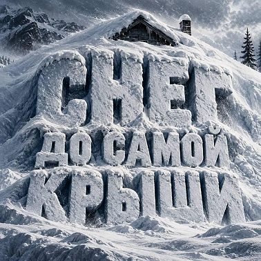 Снег до самой крыши