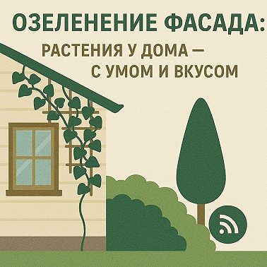 Озеленение фасада: растения у дома — с умом и вкусом